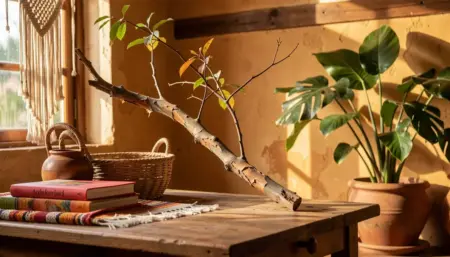 11 Decorações com Galhos Secos e Estilo Boho (Para Copiar)