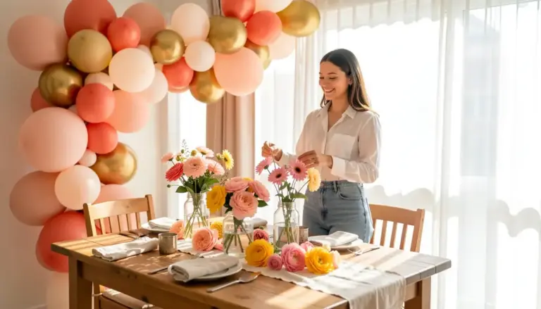 44 Ideias de Decoração de Aniversário Feminino Simples e Barato
