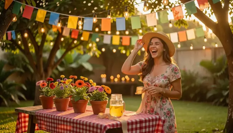 32 Ideias de Decoração Festa Junina no Quintal com Charme Rústico