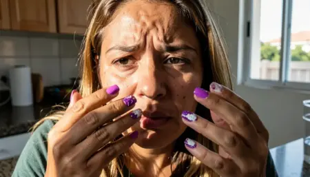 Erros Comuns ao Combinar Roxo e Branco que Deixam a Unha com Aspecto Pesado e Como Corrigir