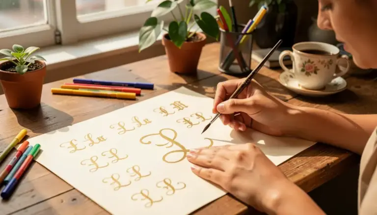 43 Ideias de Letra L Bonita para Copiar e Fazer à Mão
