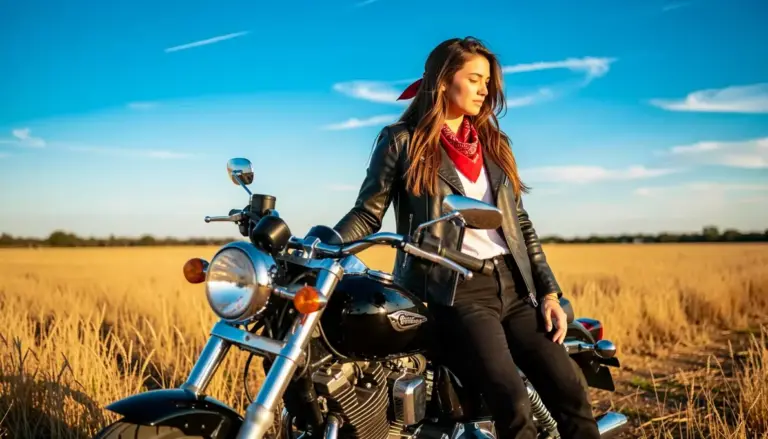 8 Looks para Andar de Moto Feminino: Estilo e Segurança (Inspirações para Copiar)