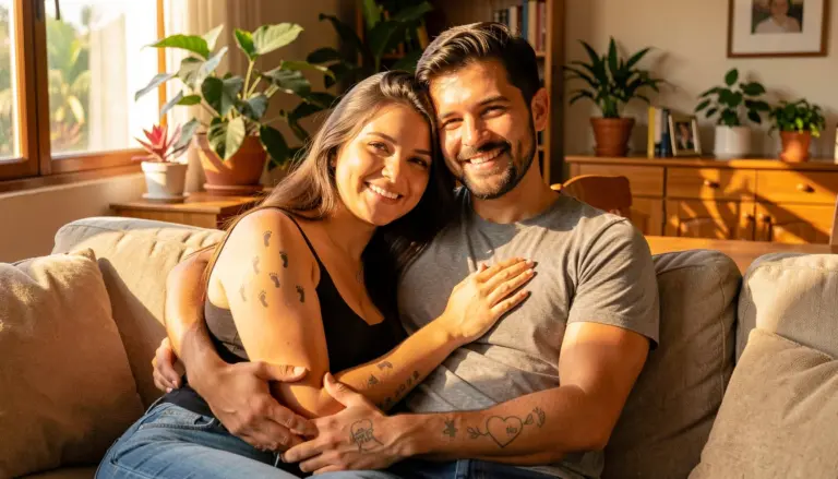 40 Ideias de Tatuagem de Filhos Casal para Inspirar Vocês 40 Ideias de Tatuagem de Filhos Casal para Inspirar Vocês