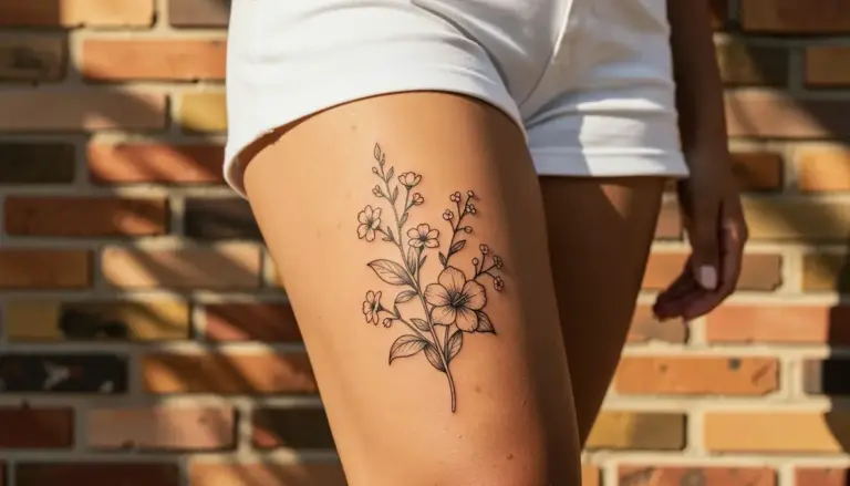 6 Inspirações de TATUAGEM NA COXA para 2026 (Fotos e Tendências)