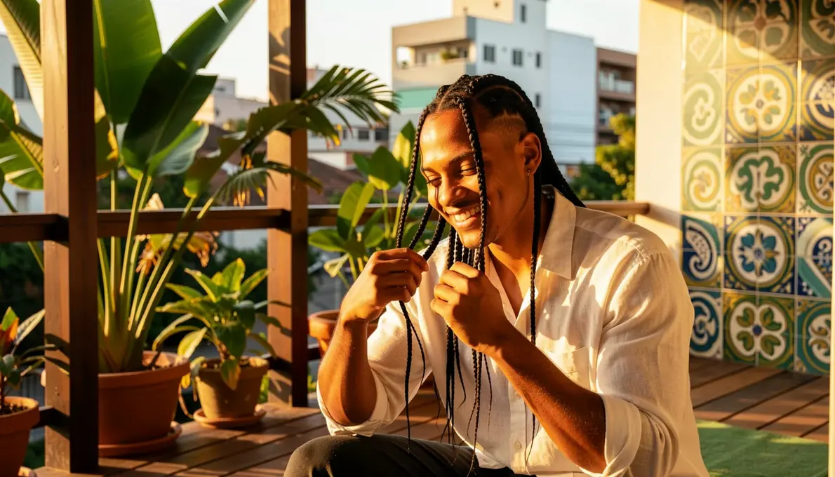 41 Ideias de Tranças Masculinas Box Braids para Transformar Seu Visual