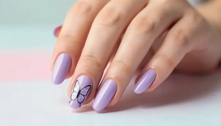 11 Unhas de Borboleta Roxa para Inspirar Você (Fotos e Tendências)