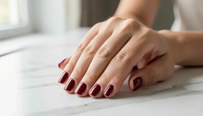 33 Ideias de Unha de Gel Vinho para Arrasar em Casa