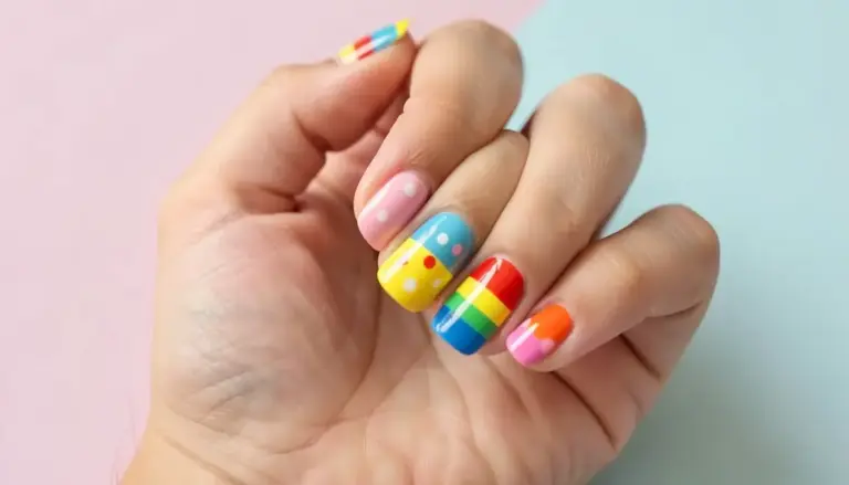 34 Ideias de Unhas Infantil Fácil e Seguras