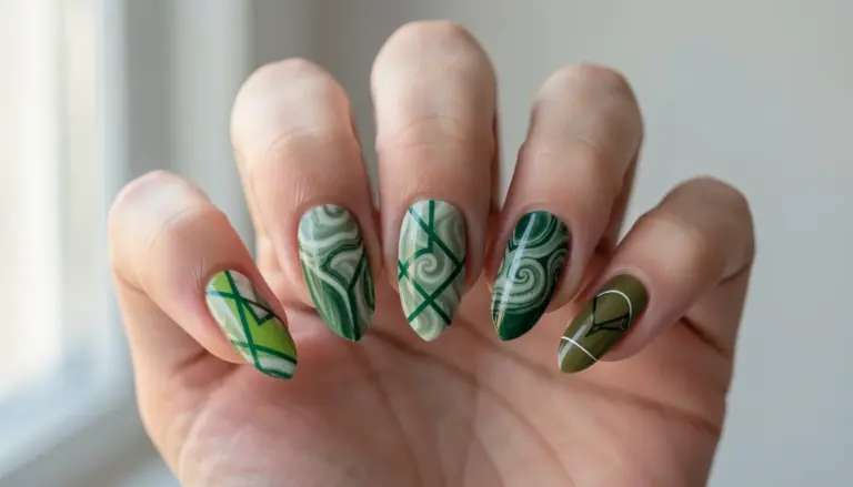 44 Ideias de Unhas Verdes para 2026: Cores e Nail Art que Amamos