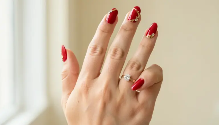 36 Ideias de Unhas Vermelhas Decoradas para Arrasar em 2026