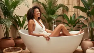Decoração Banheiras Hidromassagens: 27 Ideias para Criar Seu Spa Particular Decoração Banheiras Hidromassagens: 27 Ideias para Criar Seu Spa Particular