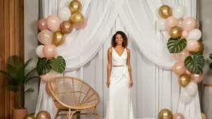 Decoração com Cortina para Aniversário: 12 Ideias para um Painel de Arrasar Decoração com Cortina para Aniversário: 12 Ideias para um Painel de Arrasar