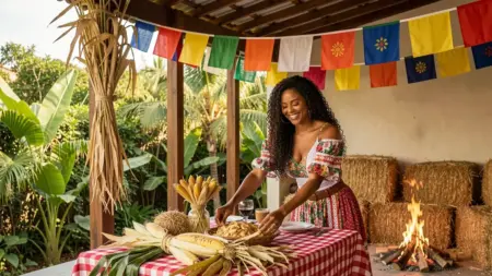 Arraiá em casa: como montar decoração de São João na roça no quintal ou na varanda Arraiá em casa: como montar decoração de São João na roça no quintal ou na varanda
