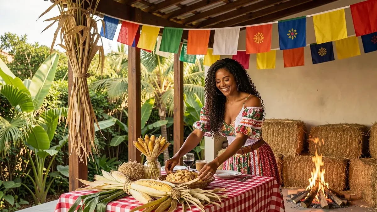 Arraiá em casa: como montar decoração de São João na roça no quintal ou na varanda Arraiá em casa: como montar decoração de São João na roça no quintal ou na varanda