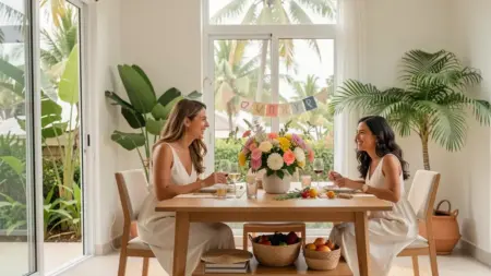 Decoração Dias das Mães Simples: Mesa Posta em 3 Camadas e Sem Furar Parede