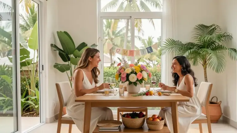 Decoração Dias das Mães Simples: Mesa Posta em 3 Camadas e Sem Furar Parede Decoração Dias das Mães Simples: Mesa Posta em 3 Camadas e Sem Furar Parede