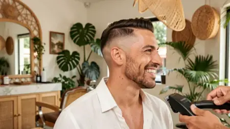 Mid fade V: o que é esse degradê com desenho na nuca e como pedir
